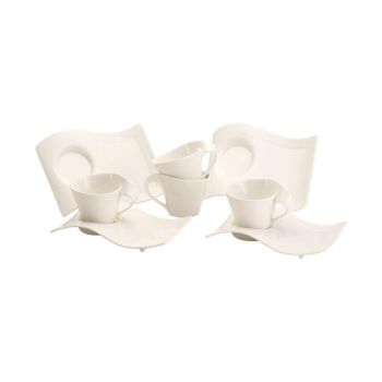  - Villeroy&Boch NewWave Zestaw filiżanek i kubków Biały,  1024848776 - 1024848776 - Łazienki Szydłowski
