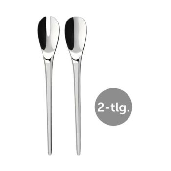  - Villeroy&Boch NewMoon sztućce sałatkowe 2-częściowe ze stali nierdzewnej 1265299330 - 1265299330 - Łazienki Szydłowski
