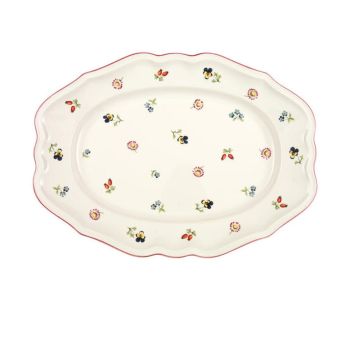 - Villeroy&Boch Petite Fleur Półmisek do serwowania Biały, 36,7 x 26,4 cm,1023952920 - 1023952920 - Łazienki Szydłowski