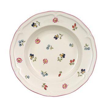 - Villeroy&Boch Petite Fleur Talerz głęboki Biały, Ø22,8 cm, 1023952700 - 1023952700 - Łazienki Szydłowski