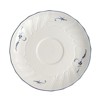  - Villeroy&Boch Vieux Luxembourg Talerzyk do filiżanki do herbaty Biały, Ø15,8 cm  1023411280 - 1023411280 - Łazienki Szydłowski