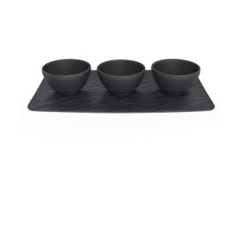  - Villeroy&Boch Manufacture Miseczka do dipów Czarny,  1042399023 - 1042399023 - Łazienki Szydłowski