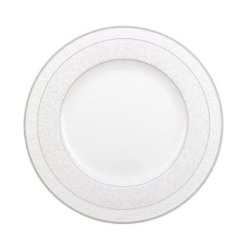  - Villeroy&Boch Gray Pearl Talerz płaski Biały, Ø27,5 cm 1043922630 - 1043922630 - Łazienki Szydłowski