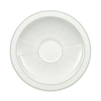  - Villeroy&Boch Gray Pearl Spodek do filiżanki do kawy Biały, Ø16 cm 1043921310 - 1043921310 - Łazienki Szydłowski