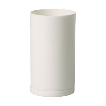  - Villeroy&Boch MetroChic Świecznik na tealight Biały, 7,3 x 12,9 cm,  1044825520 - 1044825520 - Łazienki Szydłowski