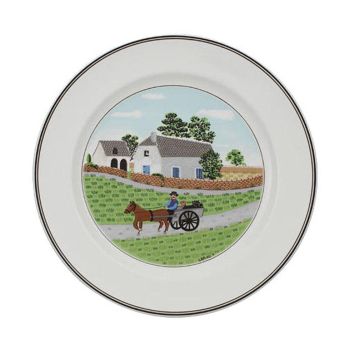 - Villeroy&Boch Design Naif Talerz płaski Wielokolorowy, Ø27,1 cm, 1023372622 - 1023372622 - Łazienki Szydłowski