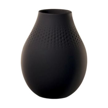 - Villeroy&Boch Manufacture Wazon 15,9 x 20,4 cm, czarny 1016825513 - 1016825513 - Łazienki Szydłowski