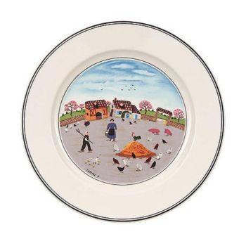 - Villeroy&Boch Design Naif Talerz śniadaniowy/ deserowy Wielokolorowy, Ø20,9 cm, 1023372644 - 1023372644 - Łazienki Szydłowski