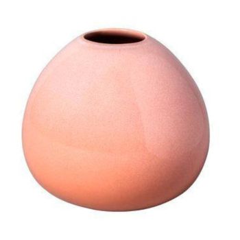  - Villeroy&Boch Perlemor Wazon 14,8 x 12,8 cm, ceramika jasnoróżowy  1951765071 - 1951765071 - Łazienki Szydłowski