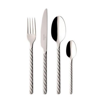  - Villeroy&Boch Montauk Zestaw sztućców 24 el. stal nierdzewna 1264489030 - 1264489030 - Łazienki Szydłowski