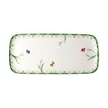 - Villeroy&Boch Colourful Spring Talerz na ciasto/ tort Zielony, 34,5 x 15,8 cm 1486632221 - 1486632221 - Łazienki Szydłowski
