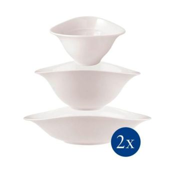 - Villeroy&Boch Zestaw misek 6-częściowy Vapiano biały 1042578549 - 1042578549 - Łazienki Szydłowski