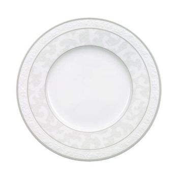 - Villeroy&Boch Gray Pearl Talerzyk do pieczywa Biały, Ø18 cm, 1043922660 - 1043922660 - Łazienki Szydłowski