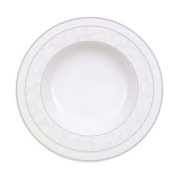 - Villeroy&Boch Gray Pearl Talerz głęboki Biały, Ø24,8 cm 1043922700 - 1043922700 - Łazienki Szydłowski