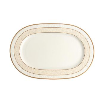 - Villeroy&Boch Ivoire Półmisek do serwowania Beżowy, 35 x 24 cm, 1043902960 - 1043902960 - Łazienki Szydłowski