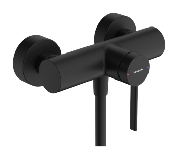 - HANSGROHE Zesis S bateria prysznicowa, natynkowa czarny mat 74621670 - 74621670 - Łazienki Szydłowski