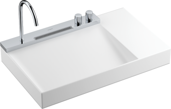 - HANSGROHE Avalegra AquaUnit Umywalka wisząca 78 x 47,5cm chrom 22473000 - 22473000 - Łazienki Szydłowski