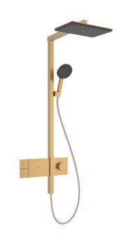  - HANSGROHE Raindance Alive Q Komplet prysznicowy 210/340 1jet EcoSmart z termostatem ShowerSelect Comfort brąz szczotkowany 24581140 - 24581140 - Łazienki Szydłowski
