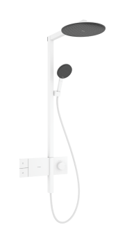 - HANSGROHE Raindance Alive S Komplet prysznicowy 300 1jet EcoSmart z termostatem ShowerSelect Comfort biały mat 24583700 - 24583700 - Łazienki Szydłowski