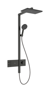  - HANSGROHE Raindance Alive Q Komplet prysznicowy 210/340 2jet EcoSmart z termostatem ShowerSelect Comfort czarny chrom szczotkowany 24591340 - 24591340 - Łazienki Szydłowski