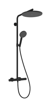 - HANSGROHE Raindance Alive S Puro Komplet prysznicowy 300 1jet z termostatem Ecostat Element czarny mat 24592670 - 24592670 - Łazienki Szydłowski