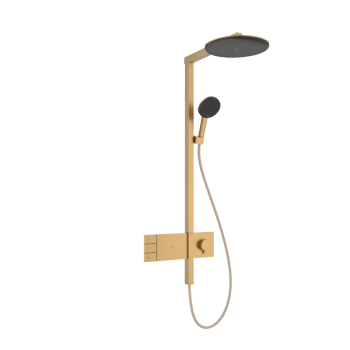  - HANSGROHE Raindance Alive S Komplet prysznicowy 300 2jet z termostatem ShowerSelect Comfort brąz szczotkowany 24595140 - 24595140 - Łazienki Szydłowski