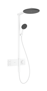 - HANSGROHE Raindance Alive S Komplet prysznicowy 300 2jet EcoSmart z termostatem ShowerSelect Comfort biały mat 24596700 - 24596700 - Łazienki Szydłowski