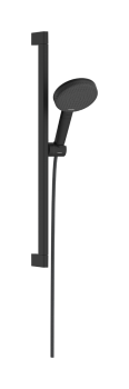 - HANSGROHE Raindance Alive Select S Zestaw prysznicowy 125 3jet EcoSmart z drążkiem Unica E Puro 65 cm EasySlide czarny mat 24600670 - 24600670 - Łazienki Szydłowski