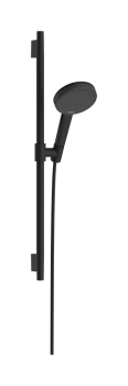 - HANSGROHE Raindance Alive Select S Zestaw prysznicowy 125 3jet EcoSmart z drążkiem Unica S Puro 65 cm czarny mat 24602670 - 24602670 - Łazienki Szydłowski