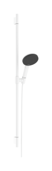 - HANSGROHE Raindance Alive Select S Zestaw prysznicowy 125 3jet EcoSmart z drążkiem Unica S Puro 90 cm biały mat 24603700 - 24603700 - Łazienki Szydłowski