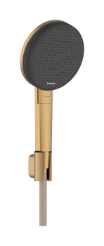  - HANSGROHE Raindance Alive Select S Punktowy zestaw prysznicowy 125 3jet EcoSmart z tekstylnym wężem Designflex 160 cm brąz szczotkowany 24611140 - 24611140 - Łazienki Szydłowski