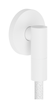 - HANSGROHE FixFit Fine S Przyłącze węża z zaworem zwrotnym, okrągłe biały mat 28882700 - 28882700 - Łazienki Szydłowski