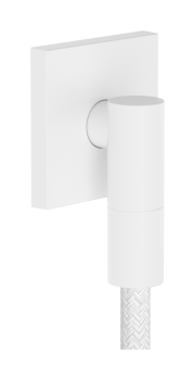  - HANSGROHE FixFit Fine E Przyłącze węża z zaworem zwrotnym, kwadratowe biały mat 28883700 - 28883700 - Łazienki Szydłowski