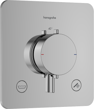  - HANSGROHE Ecostat Comfort Q Bateria termostatyczna do 2 odbiorników chrom  33717000 - 33717000 - Łazienki Szydłowski