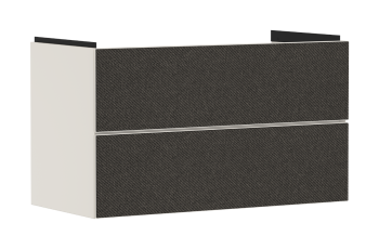 - HANSGROHE Xevolos E Szafka pod umywalkę wiszącą z 2 szufladami 98 x 47,5cm, piaskowy beż matowy 54182660 - 54182660 - Łazienki Szydłowski