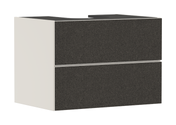 - HANSGROHE Xevolos E Szafka pod szlifowaną umywalkę wpuszczaną w blat/nablatową z 2 szufladami 78 x 55cm, piaskowy beż matowy 54188660 - 54188660 - Łazienki Szydłowski