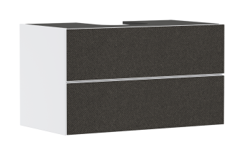  - HANSGROHE Xevolos E Szafka pod szlifowaną umywalkę wpuszczaną w blat/nablatową z 2 szufladami 98 x 55cm, biały mat 54190660 - 54190660 - Łazienki Szydłowski