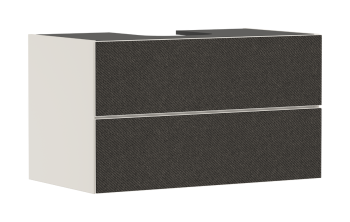 - HANSGROHE Xevolos E Szafka pod szlifowaną umywalkę wpuszczaną w blat/nablatową z 2 szufladami 98x 55cm, piaskowy beż matowy 54191660 - 54191660 - Łazienki Szydłowski