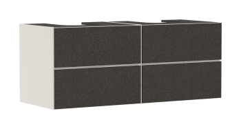 - HANSGROHE Xevolos E Szafka pod 2 szlifowane umywalki wpuszczane w blat/nablatowe z 4 szufladami 137 x 55cm, piaskowy beż matowy 54197660 - 54197660 - Łazienki Szydłowski