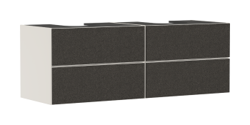 - HANSGROHE Xevolos E Szafka pod  umywalkę wpuszczaną w blat/nablatowe z 4 szufladami 157 x 55 cm, piaskowy beż mat 54200660 - 54200660 - Łazienki Szydłowski