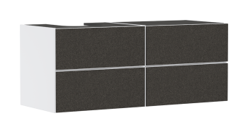  - HANSGROHE Xevolos E Szafka pod szlifowaną umywalkę wpuszczaną w blat/nablatową po lewej stronie z 4 szufladami 137 x 55cm, biały mat 54236660 - 54236660 - Łazienki Szydłowski