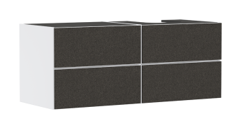  - HANSGROHE Xevolos E Szafka pod szlifowaną umywalkę wpuszczaną w blat/nablatową po prawej stronie z 4 szufladami 137 x 55cm, biały mat 54239660 - 54239660 - Łazienki Szydłowski