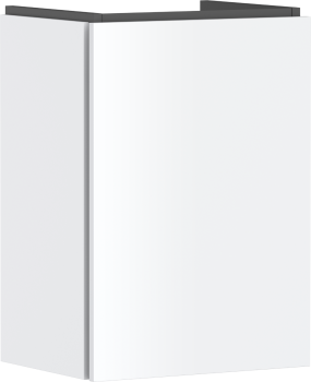  - HANSGROHE Xilesa E Szafka pod małą umywalkę wiszącą z drzwiami prawymi 43 x 33 cm biały mat 54246700 - 54246700 - Łazienki Szydłowski