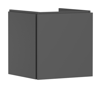 - HANSGROHE Xilesa E Szafka pod małą umywalkę wiszącą z 1 szufladą 48 x 47cm szary łupek matowy 54249760 - 54249760 - Łazienki Szydłowski