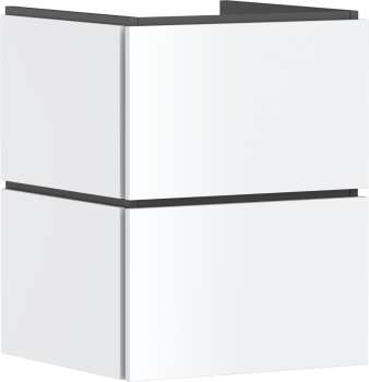 - HANSGROHE Xilesa E Szafka pod małą umywalkę wiszącą z 2 szufladami 48 x 47cm biały mat 54250700 - 54250700 - Łazienki Szydłowski