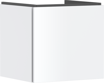 - HANSGROHE Xilesa E Szafka pod umywalkę wiszącą z 1 szufladą 53 x 47cm biały mat 54251700 - 54251700 - Łazienki Szydłowski