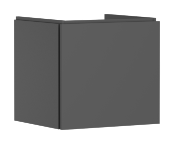 - HANSGROHE Xilesa E Szafka pod umywalkę wiszącą z 1 szufladą 53 x 47cm szary łupek matowy 54251760 - 54251760 - Łazienki Szydłowski