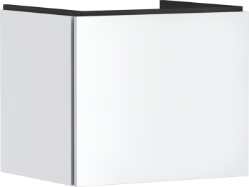 - HANSGROHE Xilesa E Szafka pod umywalkę wiszącą z 1 szufladą 58 x 47cm biały mat 54253700 - 54253700 - Łazienki Szydłowski