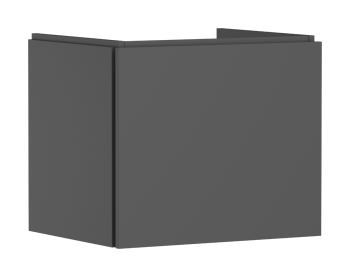 - HANSGROHE Xilesa E Szafka pod umywalkę wiszącą z 1 szufladą 58 x 47cm szary łupek matowy 54253760 - 54253760 - Łazienki Szydłowski