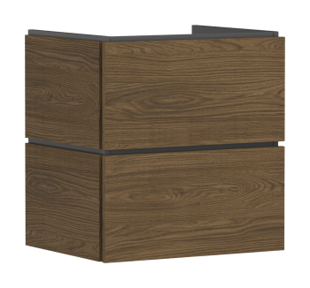 - HANSGROHE Xilesa E Szafka pod umywalkę wiszącą z 2 szufladami 58 x 47cm kaszmirowy dąb 54254550 - 54254550 - Łazienki Szydłowski